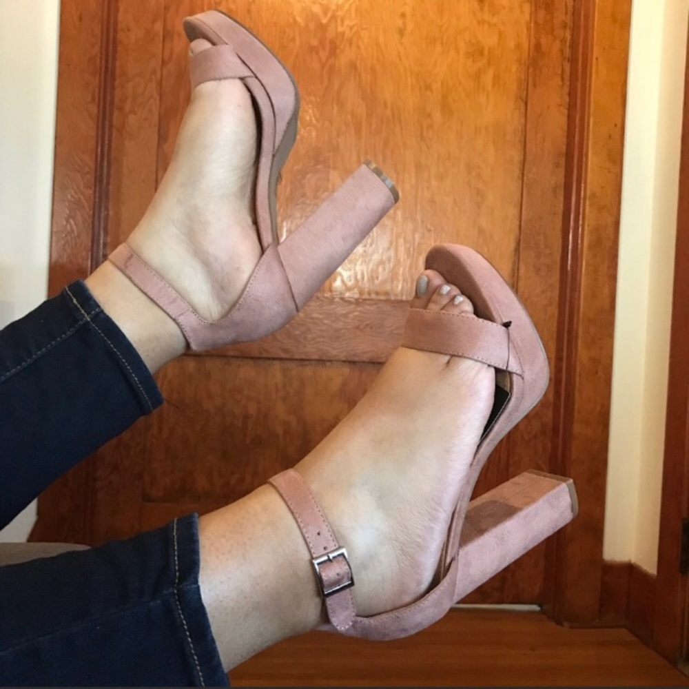 New Open Toe Mauve chunky